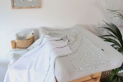 Bedruckter Bademantel mit Frottee-Rückseite - Sonpetit