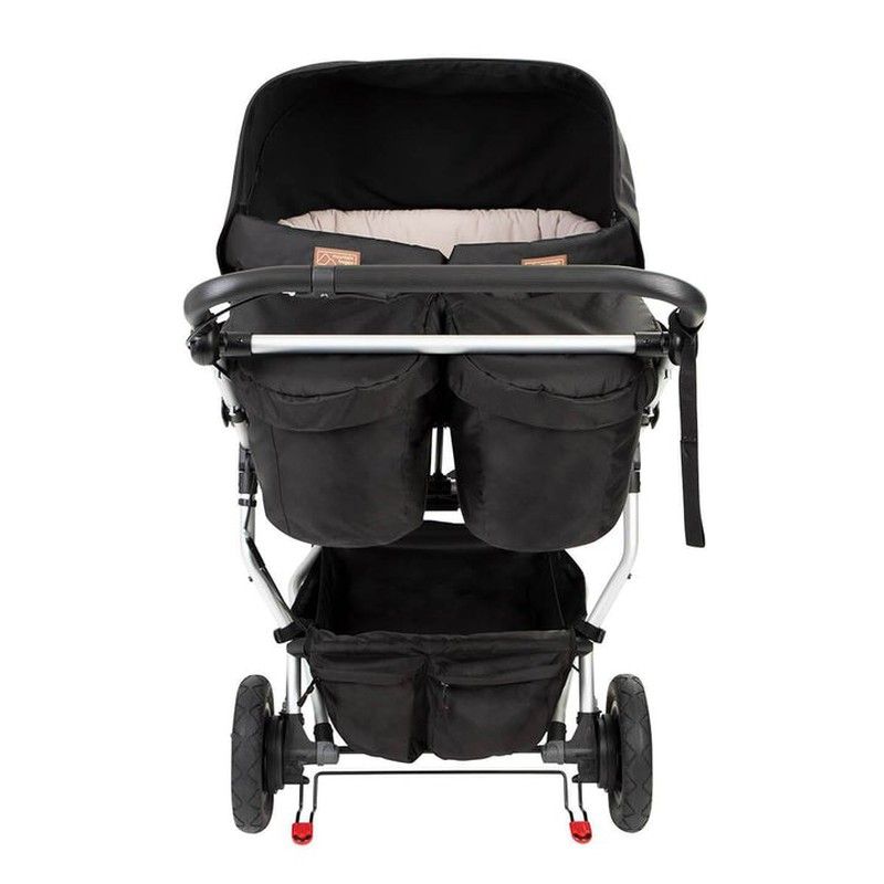 Mountain Buggy Duet V3.2 Zwillingsbabyschale  Schwarz, NEU & Sofort  Versandfertig Zwillinge Twins