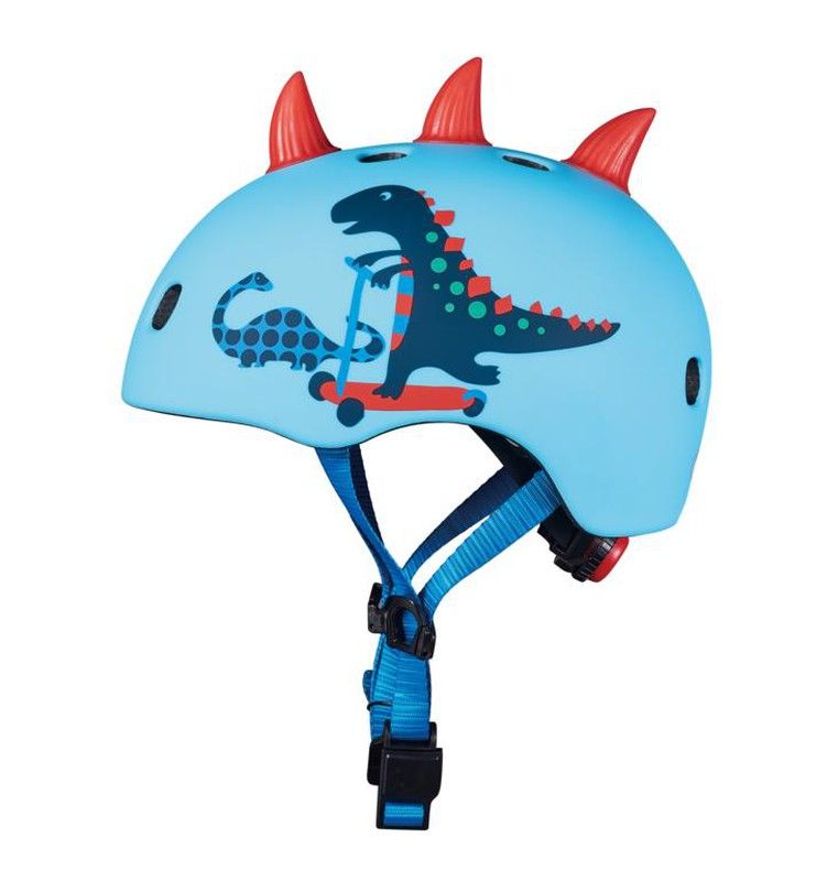 Casco Micro Dinosaurio 3D con luz LED M