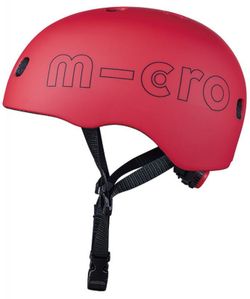 Red Micro Helmet with LED Light