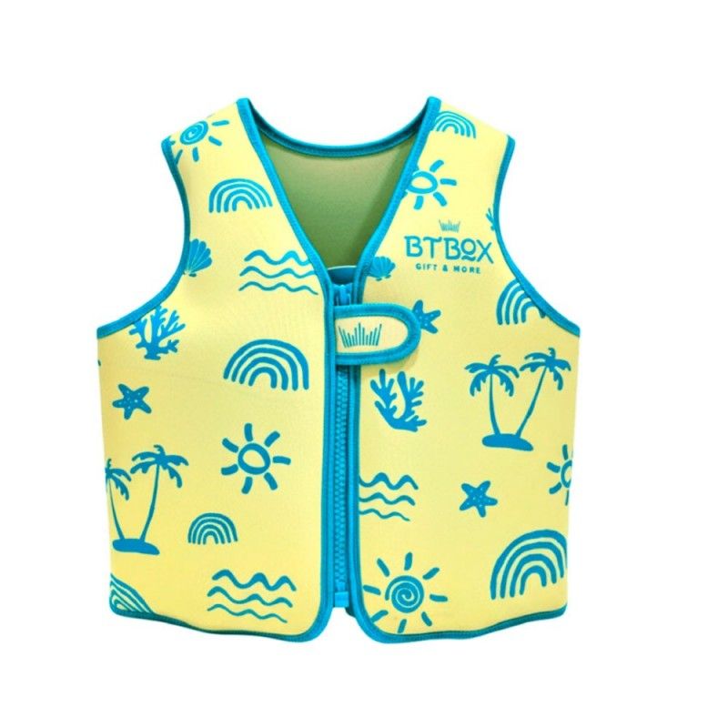 Chaleco flotador aprendizaje Neon Palms BTBOX