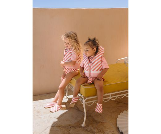 Chaleco Flotador Aprendizaje Stripes Bloom & Blush (Talla 1-2 años)