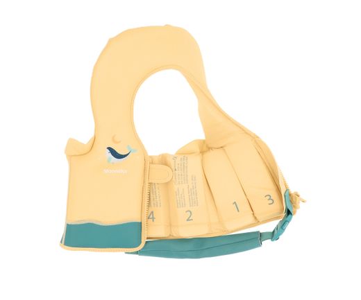 Chaleco Flotador Aprendizaje Whale Teal (Talla 1-2 años)
