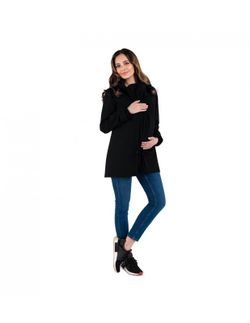 Chaqueta de porteo y premamá Numbat Go Negra