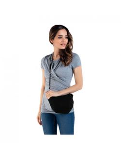 Chaqueta de porteo y premamá Numbat Go Negra