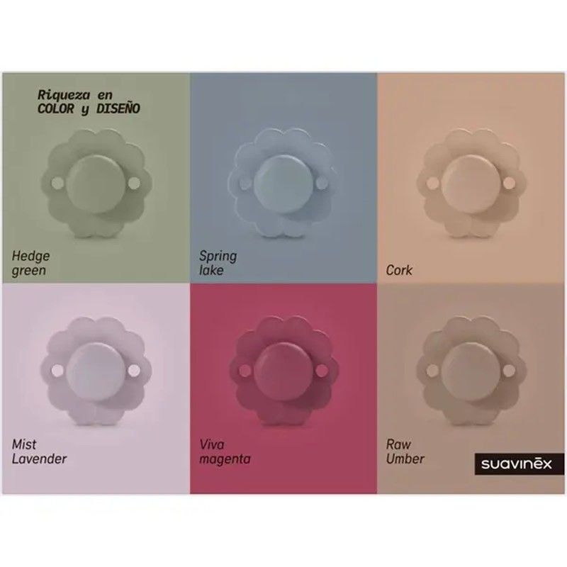 Chupete de silicona Wonder SX PRO 0/6m Suavinex Almost Aqua