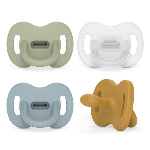 All-silicone pacifier with physiological nipple 6/18m SX Pro Suavinex