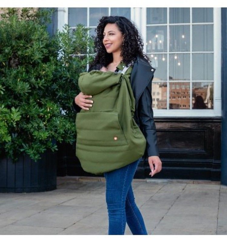 Cobertor de porteo invierno Wombat & Co. Azul marino