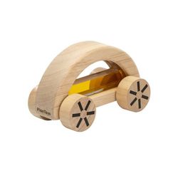 Sensorisches Holzauto mit Flüssigkeit - Plantoys