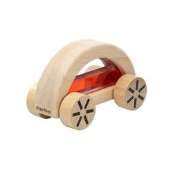 Sensorisches Holzauto mit Flüssigkeit - Plantoys