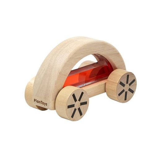 Sensorisches Holzauto mit Flüssigkeit - Plantoys