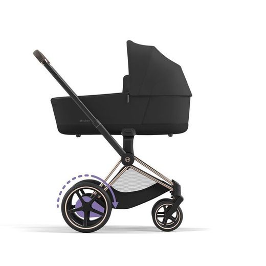 Carrinho de Bebê Completo Cybex e-PRIAM 2025 (com assento e moisés) - Verde Folha