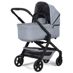 Passeggino Joolz Hub2 completo di navicella, colore grigio lunare speciale.