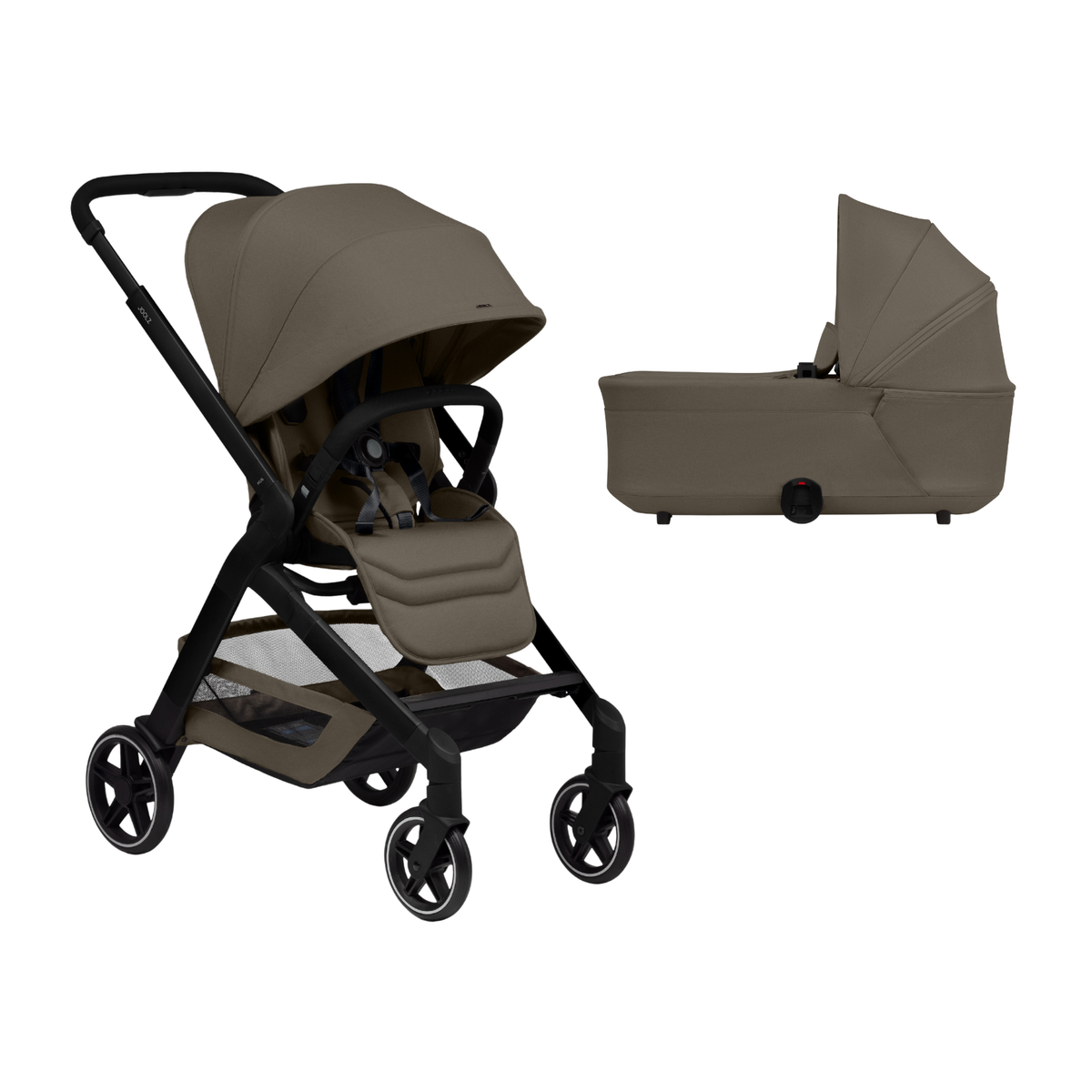 Cochecito Joolz Hub2 completo con capazo Sage green