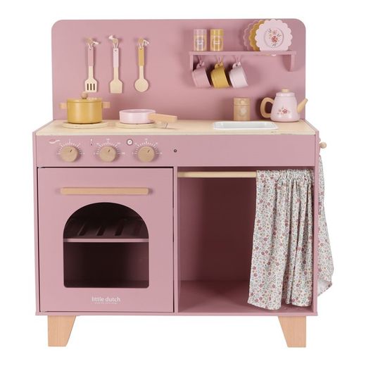 Cocina de Juguete de madera Rosa FSC - Little Dutch