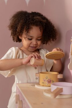Cocina de Juguete de madera Rosa FSC - Little Dutch