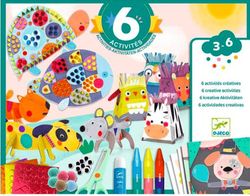 Baú multiatividades Animais e sua casa Djeco