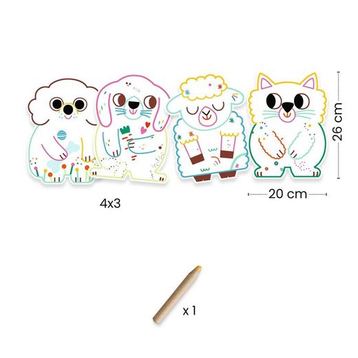 Colorear Animales domésticos Djeco
