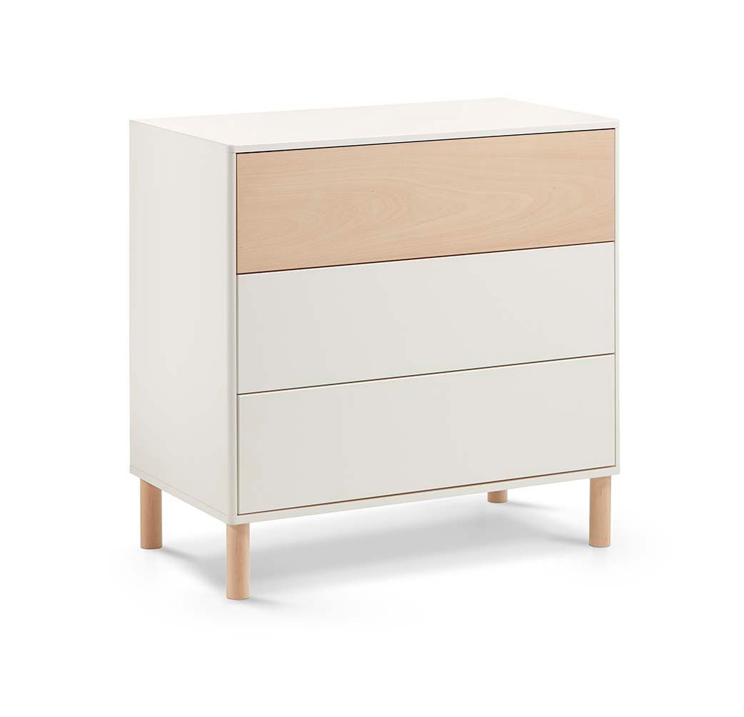 Cómoda 3 cajones Doco Sleeping Cotinfant Beige