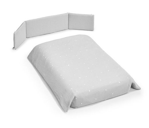 TESORI white complete bedroom set (includes crib and dresser)