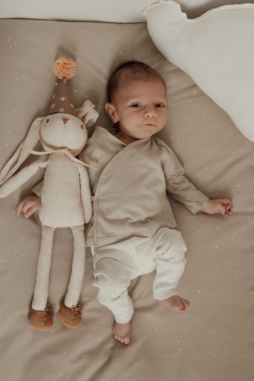 Cotton newborn outfit (Jacket + leggings) - Sonpetit
