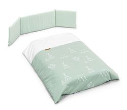 Nordic set + protector + bottom sheet tencel 90x50