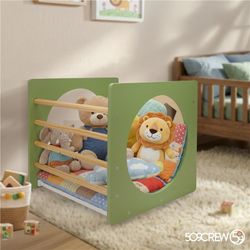 CUBO escalada Verde/Natural Montessori