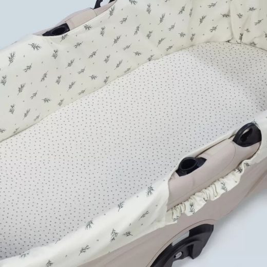 Cubre capazo con gomas y bajera ajustable Mimosa