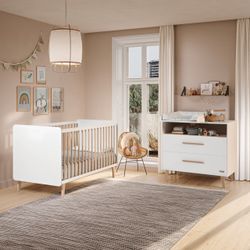 Cuna 140x70 BIG TREVI Blanco/Madera Micuna