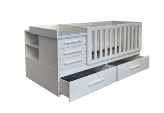 Cuna convertible 140x70 con cajones Padova IKID