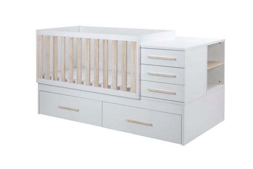 Cuna convertible 140x70 con somier nido Padova IKID