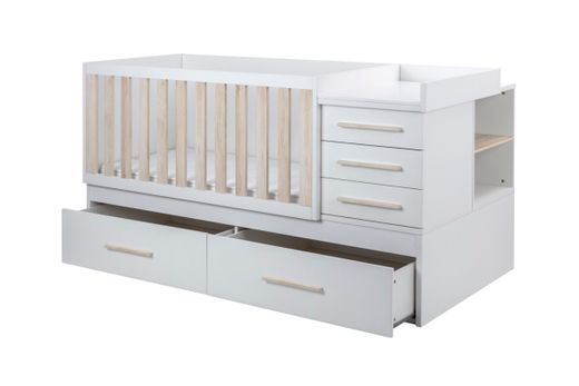 Cuna convertible 140x70 con somier nido Padova IKID