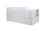 Cuna convertible 140x70 con somier nido Padova IKID