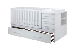 Cuna convertible 140x70 con somier nido Padova IKID