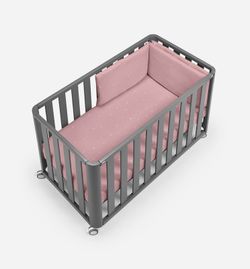 Co-sleeping cot DOCO Sleeping GRAY 120x60 - Complete