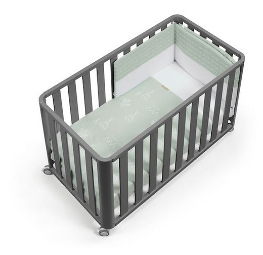 Co-sleeping cot DOCO Sleeping GRAY 120x60 - Complete