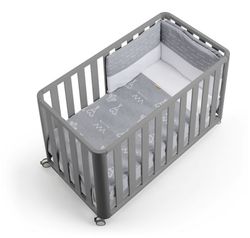 Co-sleeping cot DOCO Sleeping GRAY 120x60 - Complete