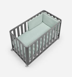 Co-sleeping cot DOCO Sleeping GRAY 120x60 - Complete