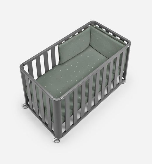 Co-sleeping cot DOCO Sleeping GRAY 120x60 - Complete