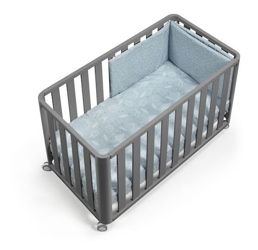 Co-sleeping cot DOCO Sleeping GRAY 120x60 - Complete