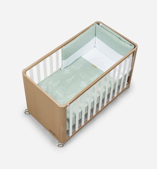 Lettino accogliente DOCO Sleeping WOOD 120x60 - Completo
