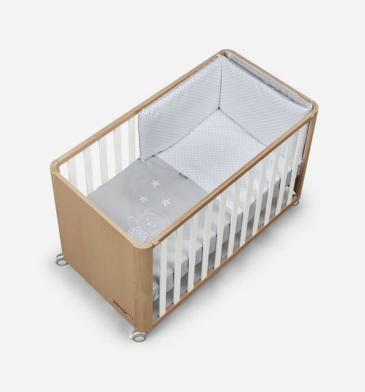 Lettino accogliente DOCO Sleeping WOOD 120x60 - Completo