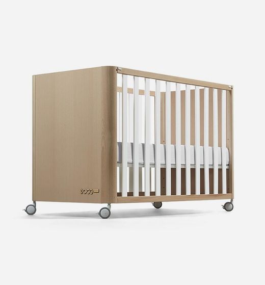 Lettino accogliente DOCO Sleeping WOOD 120x60 - Completo