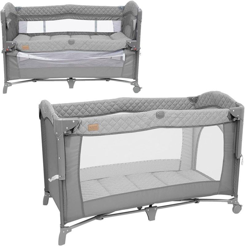 Cuna de viaje colecho Olmitos Beige