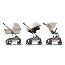 Cybex Balios S Lux con capazo plegable