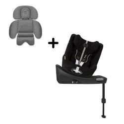 Cybex Sirona Gi i-Size Plus con reductor para recién nacido - Moon Black