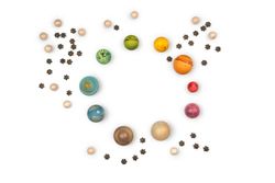 Dear Univers - Grapat (Planetas, lunas y estrellas de madera)
