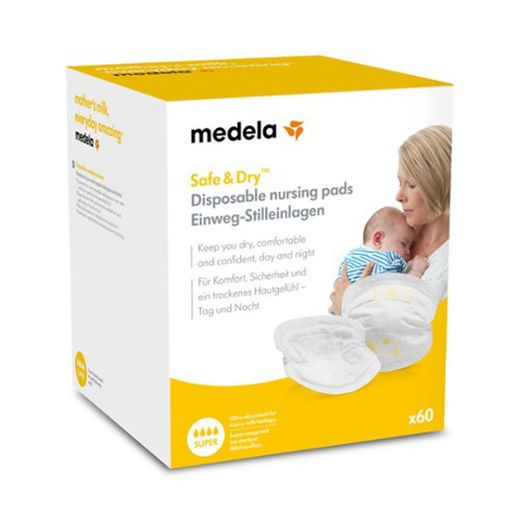 Discos desechables para lactancia Safe & Dry™ 60 UDS