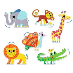 Educational Puzzle articulated animals Djeco
