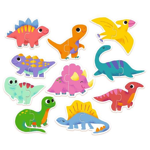 Educational Puzzle duo Dinos Djeco